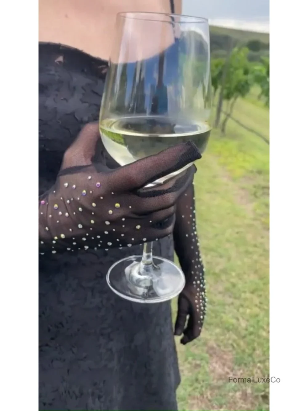 Long Lace Gloves Fingerless Bridal Floral Arm Sleeves Tea Party Opera Halloween
